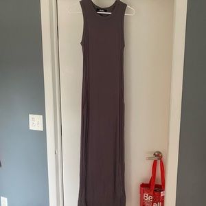 Lulu’s lavender/purple maxi bodycon dress with pockets!